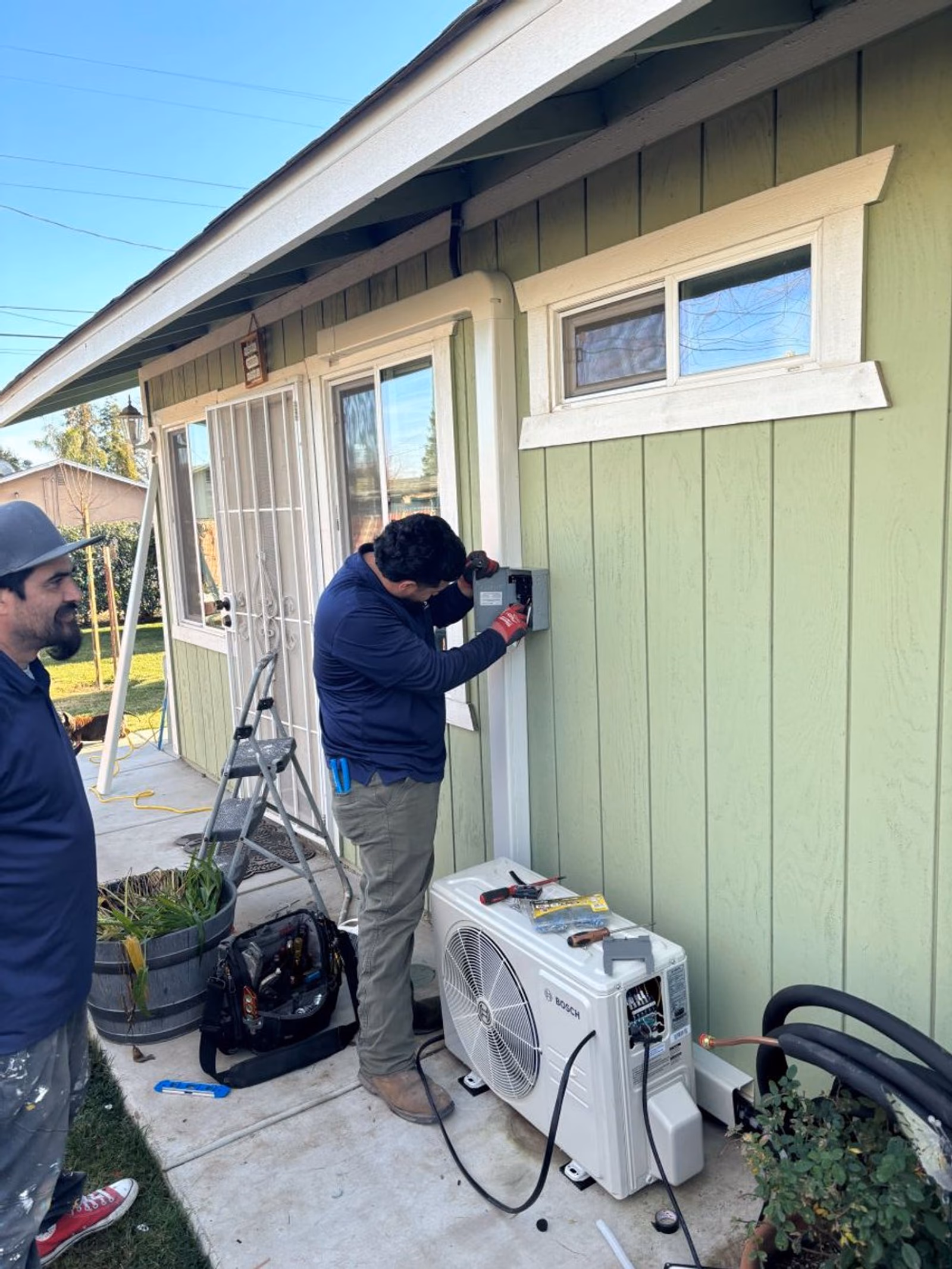 Heat pump installation
